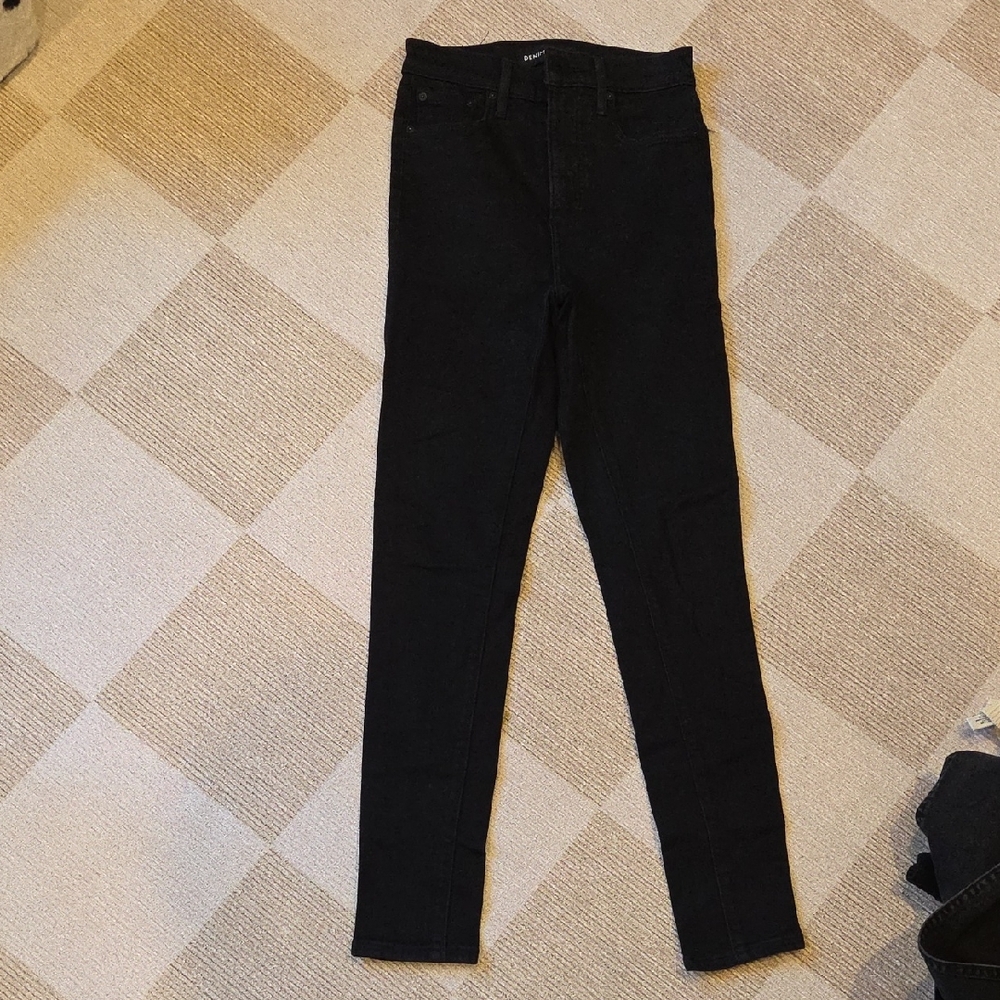 Denim Forum Black Skinny Jeans